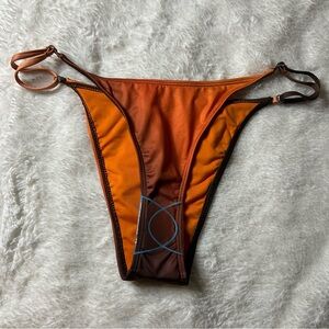 Jaded london orange brown bikini bottoms